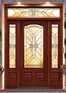 Mahogany door image